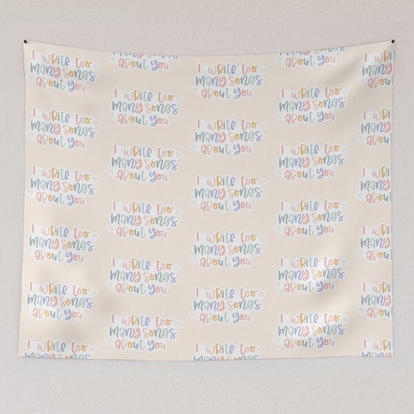 Item preview, Too Many Songs // Falling Lyrics HS designed and sold by halfaheart.