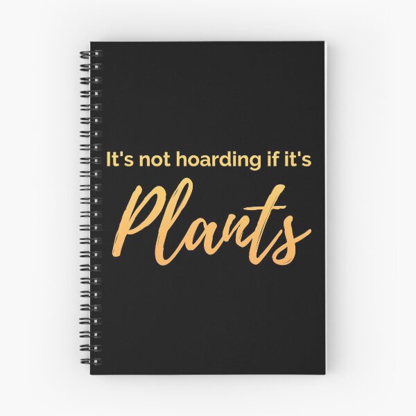 Item preview, It's not hoarding if it's plants typography - orange text designed and sold by marta-maria.