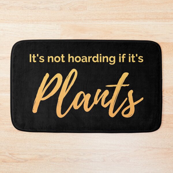 Item preview, It's not hoarding if it's plants typography - orange text designed and sold by marta-maria.