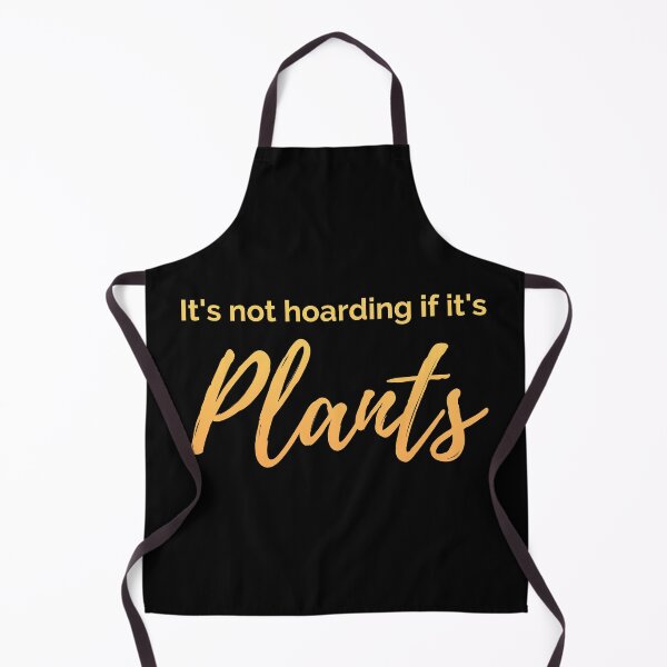 Item preview, It's not hoarding if it's plants typography - orange text designed and sold by marta-maria.
