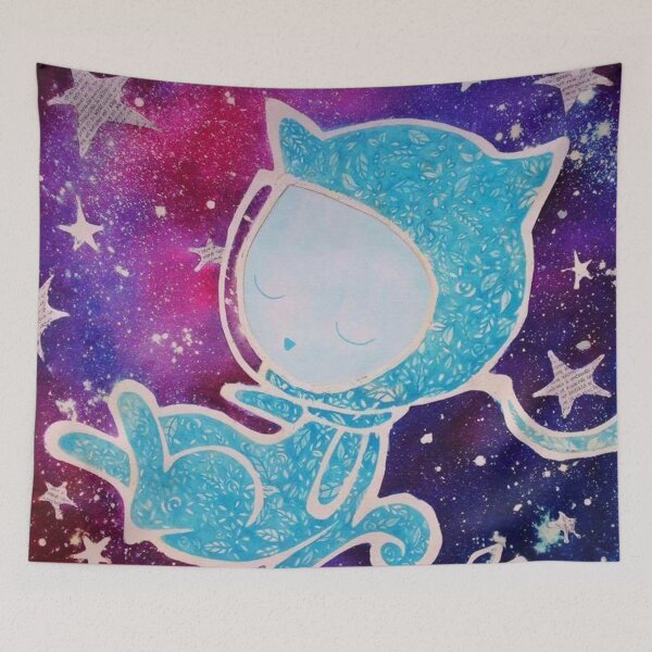 Item preview, ASTRO CAT designed and sold by MNKARTDESIGN.