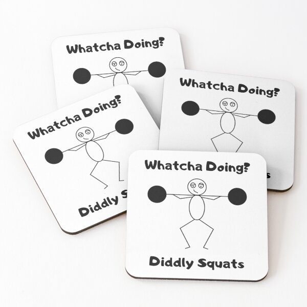 Item preview, Didly Squat Fitness Sly the Stick Guy designed and sold by jrichard99.