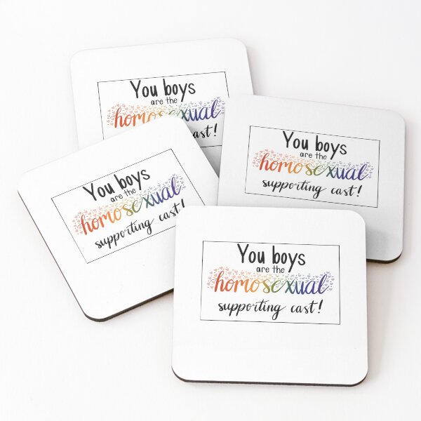 Item preview, OHSHC - Homosexual Supporting Cast designed and sold by Sara Powers.