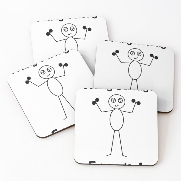 Item preview, Getting Stronger Everyday! Sly the Stick Guy designed and sold by jrichard99.