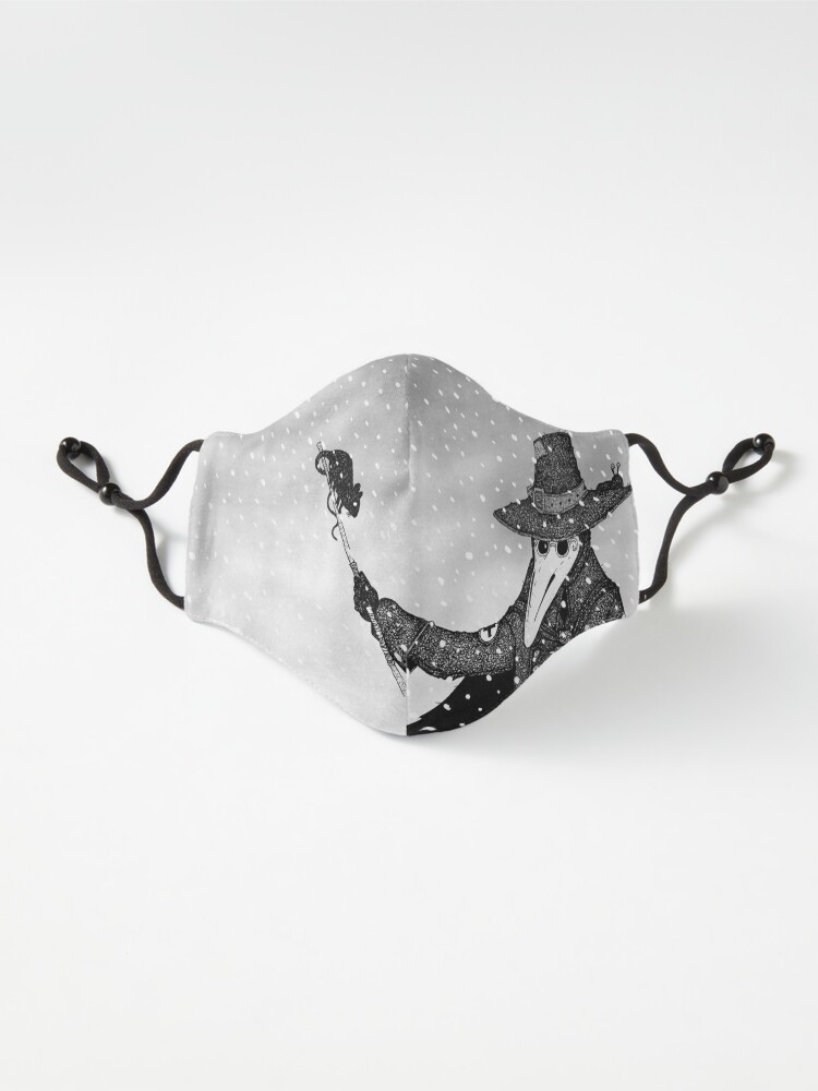 Alternate view of Plague Doctor in the Snow Mask