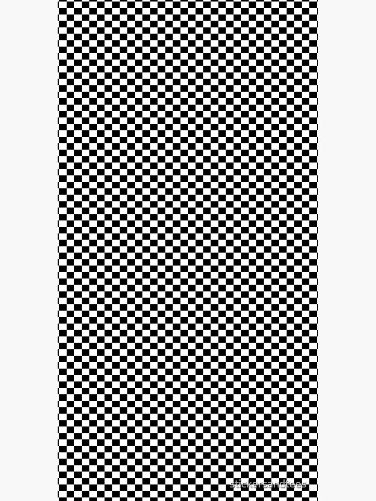 Black and White Checkered Ska Racing Backpack by stickersandtees