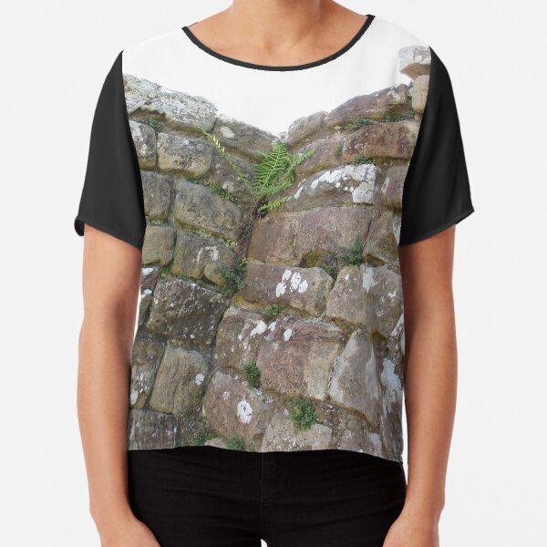 Merch #102 -- The Corner Plants (Hadrian's Wall) Chiffon Top