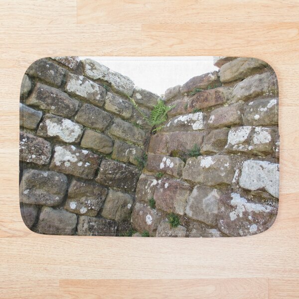 Merch #102 -- The Corner Plants (Hadrian's Wall) Bath Mat