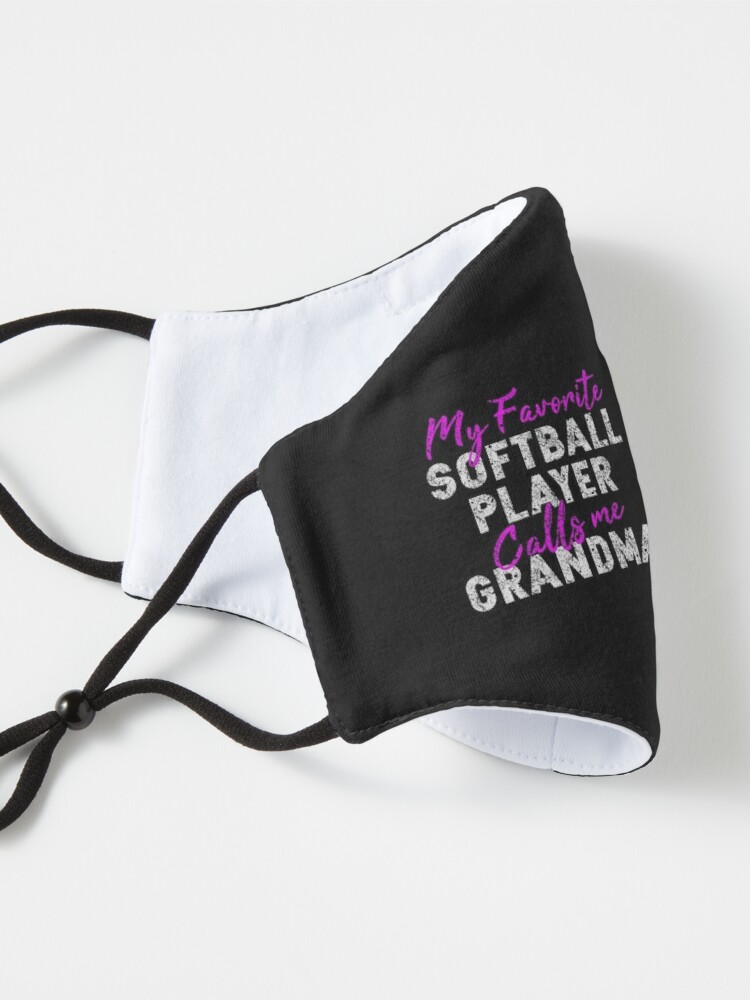 Special Purchase My Favorite Softball player calls me Grandma Mask MA-5ARSYYPJ