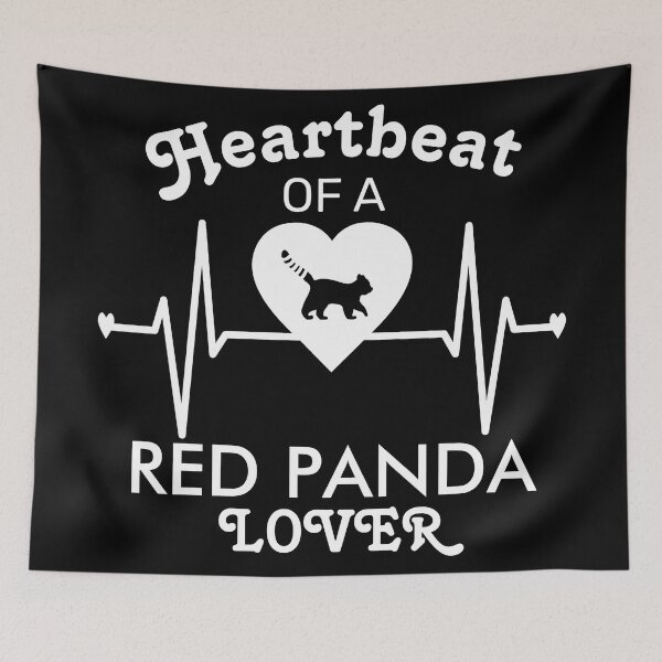 Item preview, Red Panda Lovers Heartbeat designed and sold by Cute  Pawz.