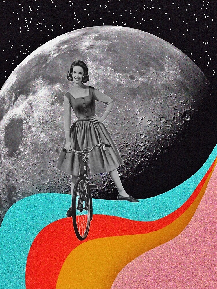 yesterday i rode my bike to the moon