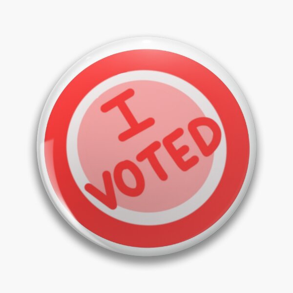 Item preview, Among Us I voted badge designed and sold by GhostLonging.