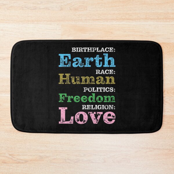 Item preview, Birthplace Earth Race Human Politics Freedom Religion Love designed and sold by LookFrog.