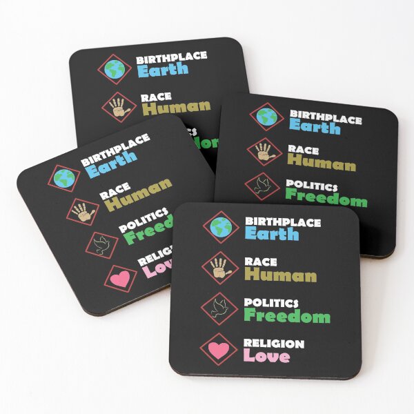 Item preview, Birthplace Earth Race Human Politics Freedom Religion Love designed and sold by LookFrog.