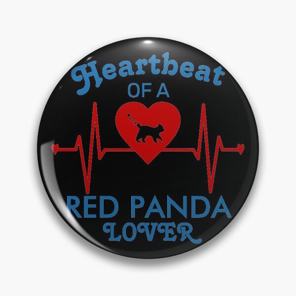 Item preview, Red Panda Lovers Heartbeat designed and sold by Cute  Pawz.