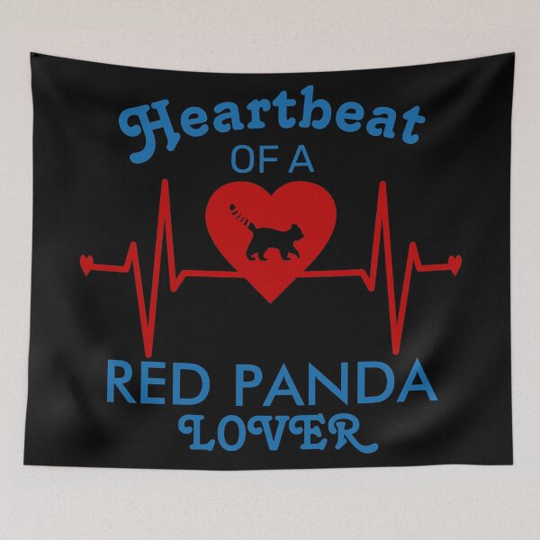 Item preview, Red Panda Lovers Heartbeat designed and sold by Cute  Pawz.
