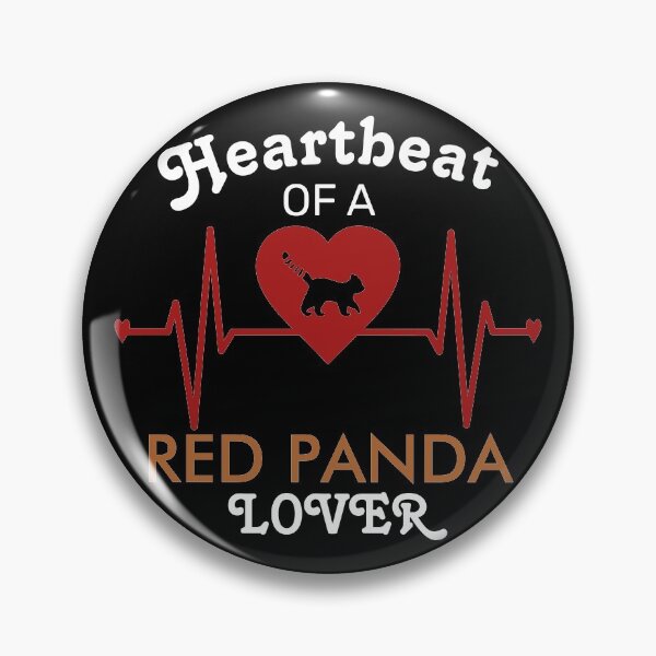 Item preview, Red Panda Lovers Heartbeat designed and sold by Cute  Pawz.