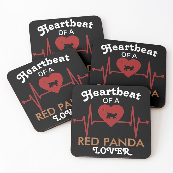 Item preview, Red Panda Lovers Heartbeat designed and sold by Cute  Pawz.