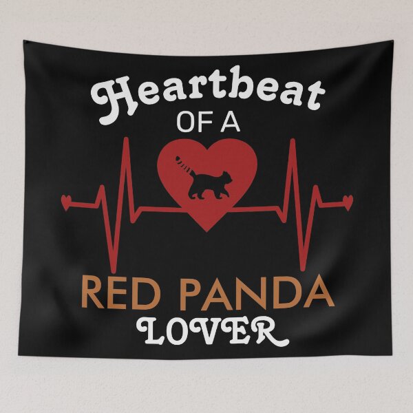 Item preview, Red Panda Lovers Heartbeat designed and sold by Cute  Pawz.