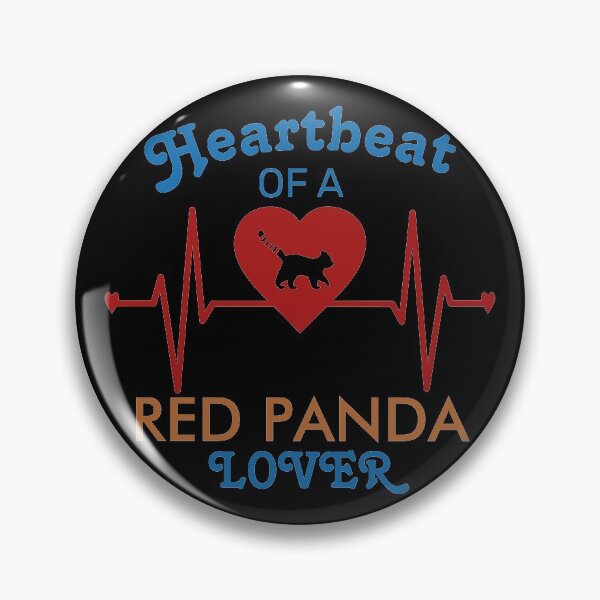 Item preview, Red Panda Lovers Heartbeat designed and sold by Cute  Pawz.