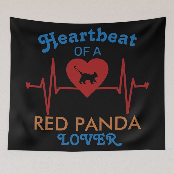 Item preview, Red Panda Lovers Heartbeat designed and sold by Cute  Pawz.