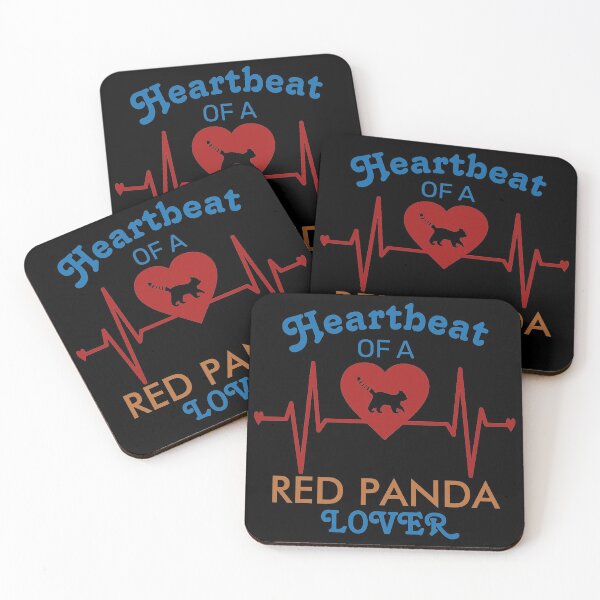 Item preview, Red Panda Lovers Heartbeat designed and sold by Cute  Pawz.