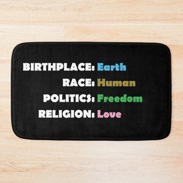 Item preview, Birthplace Earth Race Human Politics Freedom Religion Love designed and sold by LookFrog.