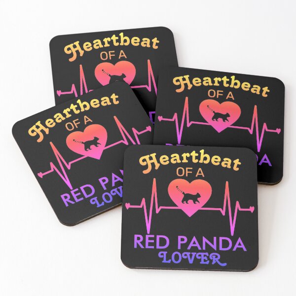 Item preview, Red Panda Lovers Heartbeat designed and sold by Cute  Pawz.