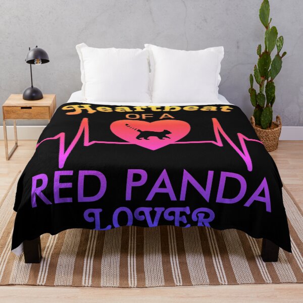 Item preview, Red Panda Lovers Heartbeat designed and sold by Cute Pawz.