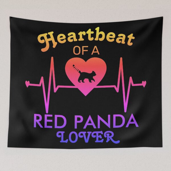Item preview, Red Panda Lovers Heartbeat designed and sold by Cute  Pawz.