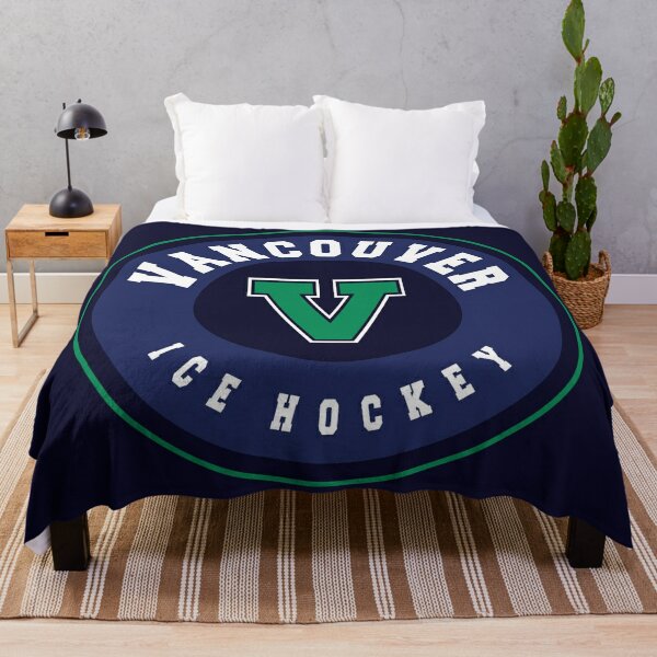 Vancouver Canucks Blanket 50x60 Raschel Interference Design Special Order -  Sports Fan Shop