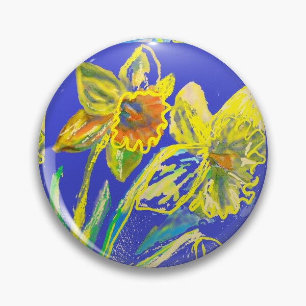 Item preview, Crazy Abstract Daffodil - flower floral modern design designed and sold by Sarah  Rajkotwala.