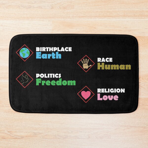 Item preview, Birthplace Earth Race Human Politics Freedom Religion Love - 4 Stickers Pack designed and sold by LookFrog.