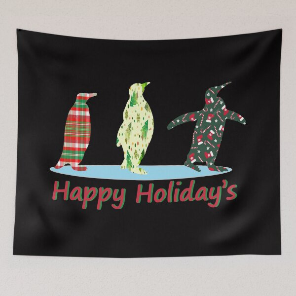 Item preview, Happy Holiday's Penguins designed and sold by JAZTshirt.