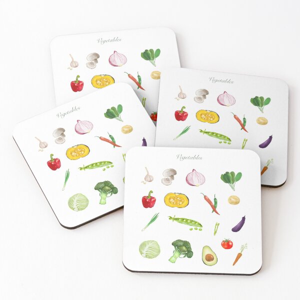 Item preview, Vegetables stickers, vegetarian, veggies designed and sold by Happy Life Graphics.