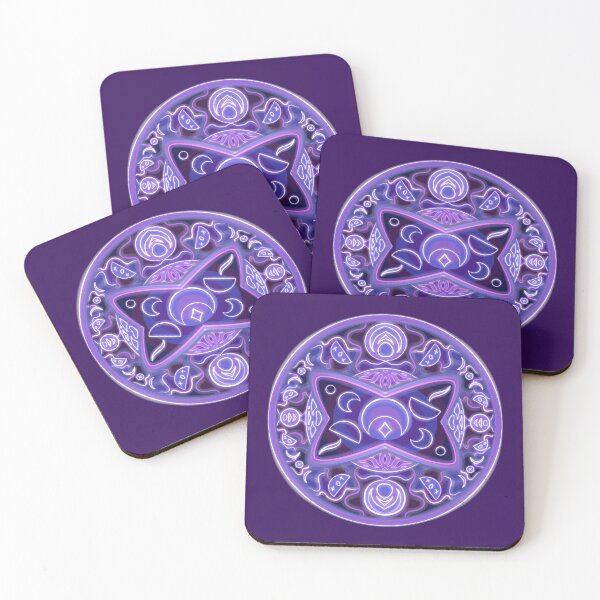 Item preview, Neon Magic Circle - Dark designed and sold by madisondraws.