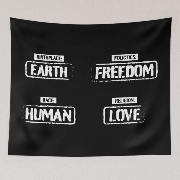 Item preview, Birthplace Earth Race Human Politics Freedom Religion Love - Stamp style 4 Stickers Pack designed and sold by LookFrog.