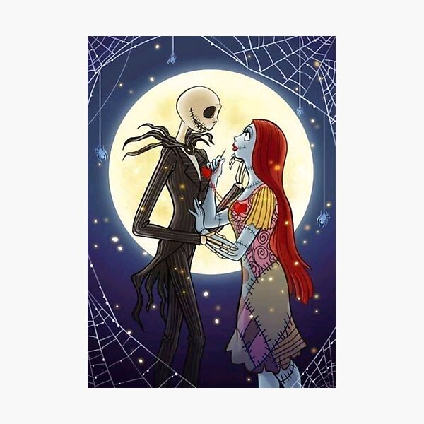 Jack and Sally Photographic Print