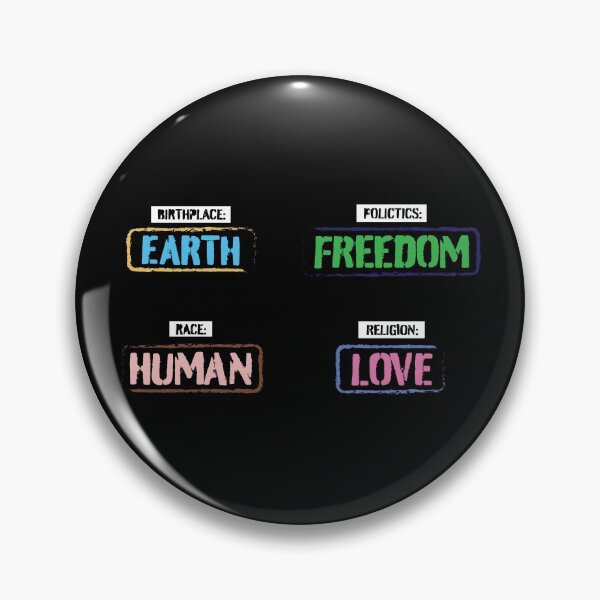 Item preview, Birthplace Earth Race Human Politics Freedom Religion Love - Stamp style 4 Stickers Pack designed and sold by LookFrog.