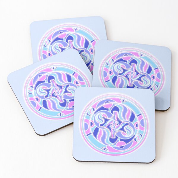 Item preview, Neon Magic Circle - Ice designed and sold by madisondraws.