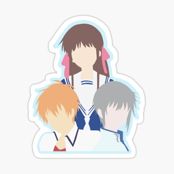 Fruits Basket Kyo and Tohru Sticker kiss and hug Season 3 Holo -   Portugal