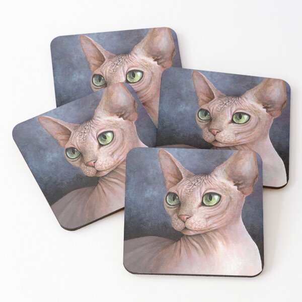 Item preview, Cat 578 Sphynx cat designed and sold by artbylucie.