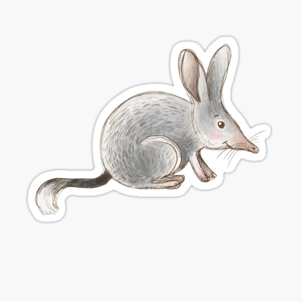 Aussie Animals: Bilby Sticker