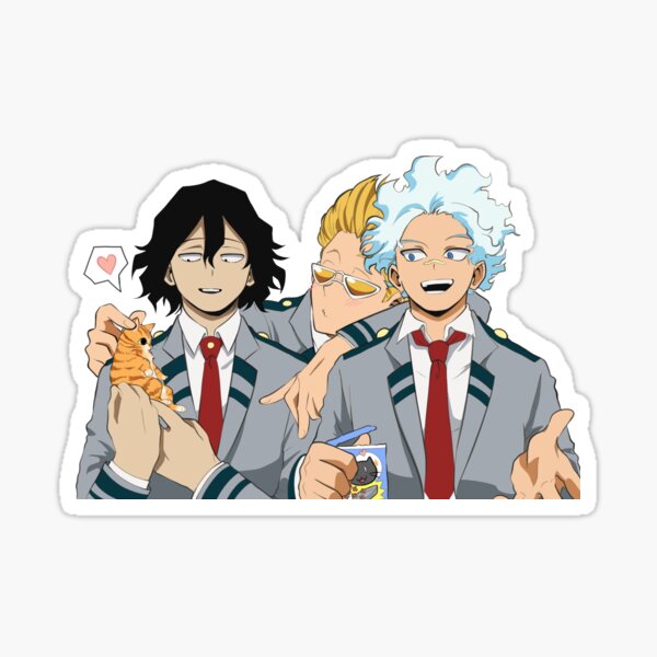 Aizawa, Hizashi and Oboro Sticker