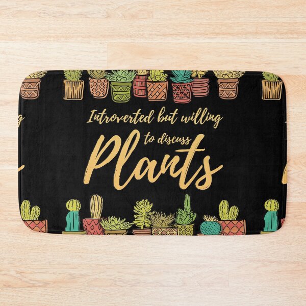 Item preview, Introverted but willing to discuss plants - orange and green succulents designed and sold by marta-maria.
