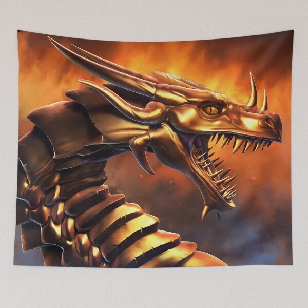 Item preview, Fiery Bronze Dragon designed and sold by ewynter.