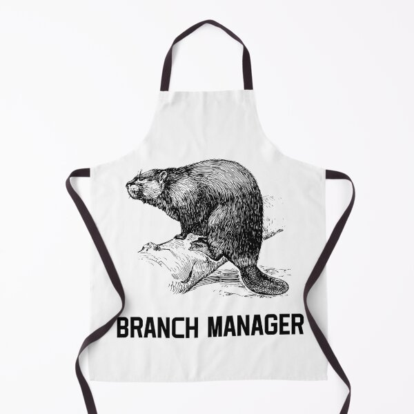 Item preview, Funny Beaver Branch Manager Pun Animal Joke designed and sold by Huhnerdieb Apparel.