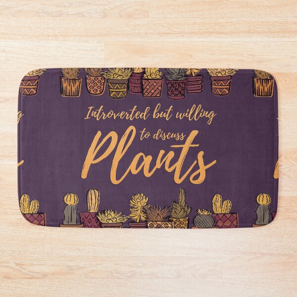 Item preview, Introverted but willing to discuss plants - orange and gold succulents designed and sold by marta-maria.