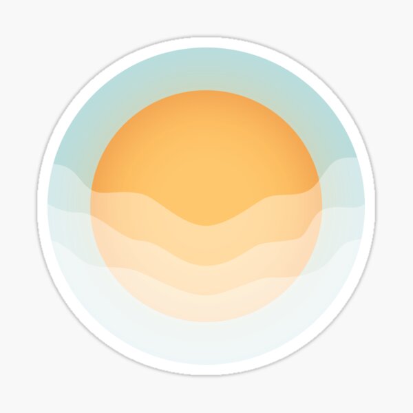 The Sun Cloud Sticker