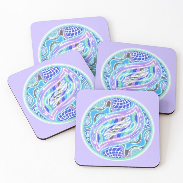 Item preview, Neon Magic Circle - Ghost designed and sold by madisondraws.